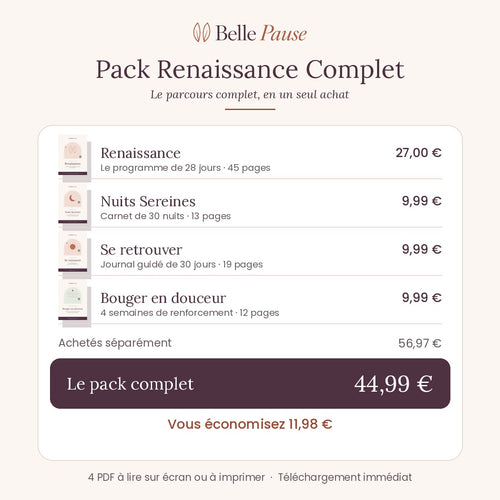 Détail du pack : 4 guides pour 44,99 euros au lieu de 56,97 euros achetés séparément