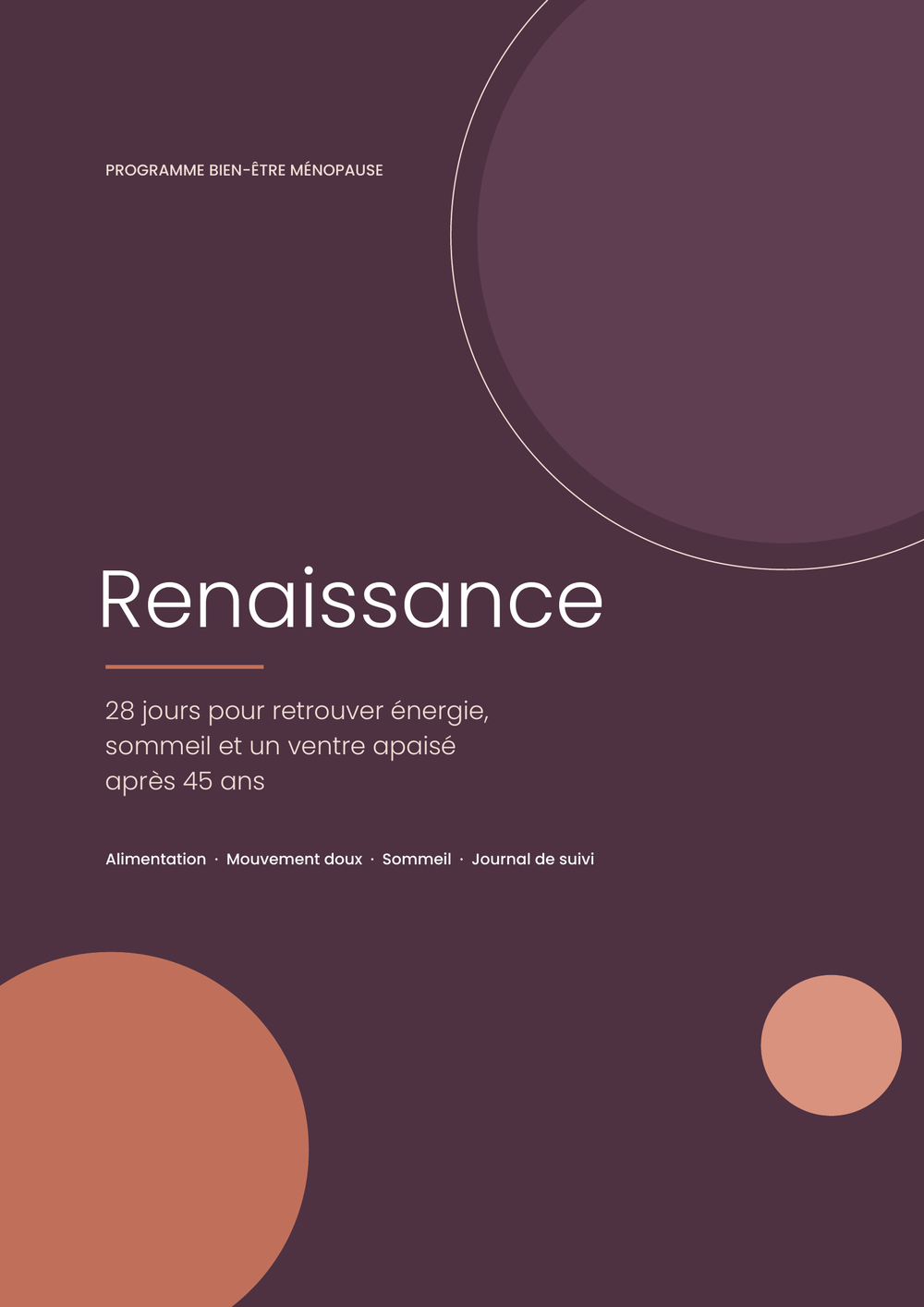 Couverture du programme Renaissance, 28 jours bien-être ménopause, Belle Pause